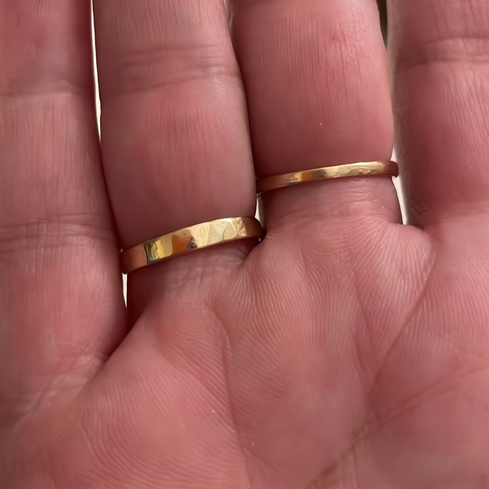 5 stone bezel set ring - Picture 8 of 9